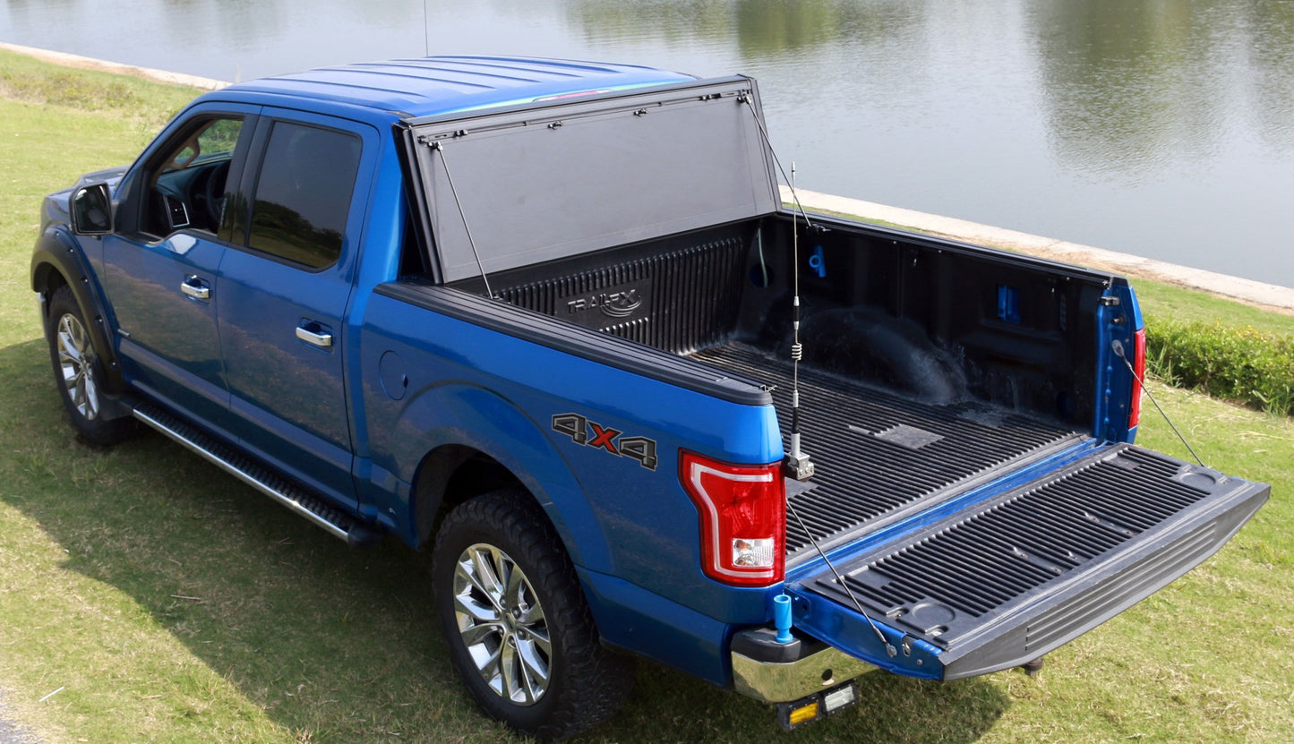 Premium Pro Low Profile Hard Fold Tonneau Cover 5.5 Feet Bed For Ford F150 2015-2024 (AOR)