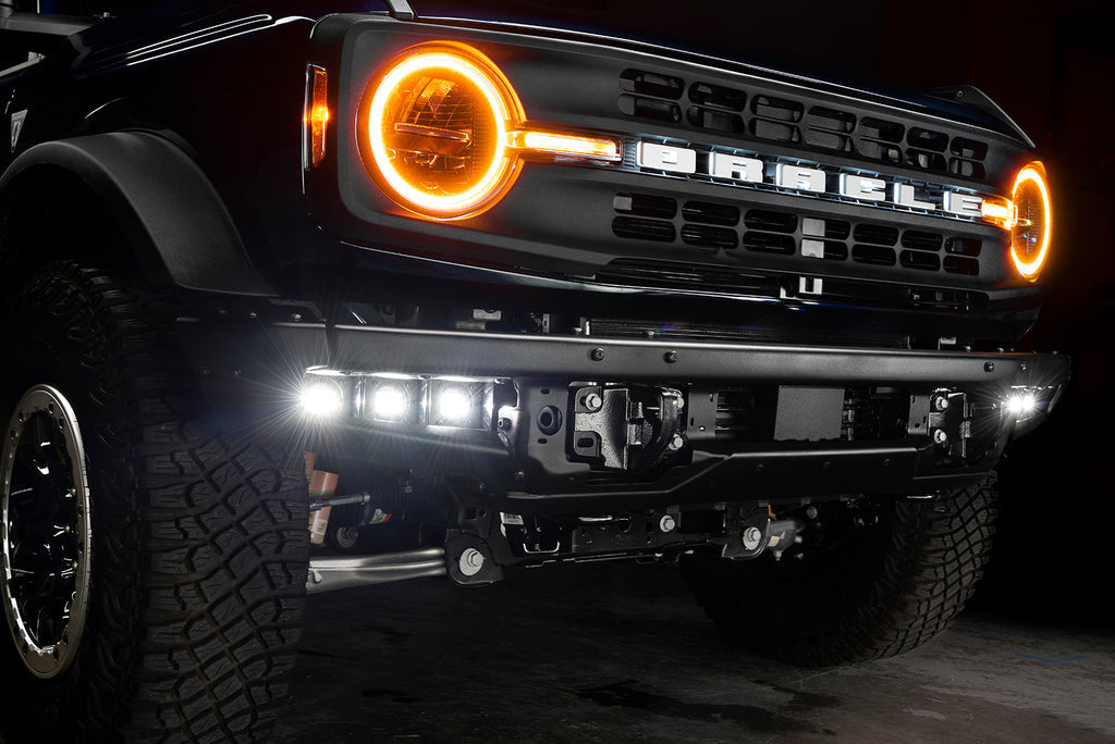 Headlight Halo & DRL Bar LED Upgrade Kit, Base Model, Color SHIFT, No Controller For Ford Bronco 2021 - 2023 (Oracle)