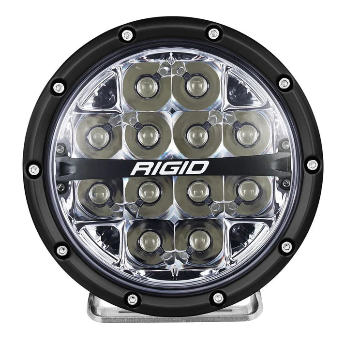 360 Series LED Round Fog Light, 6 Inch, Spot, RGBW Backlight, Pair