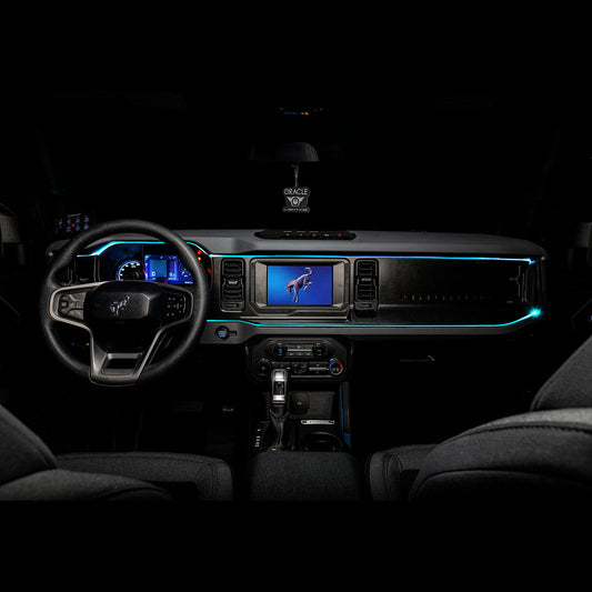 Fiber Optic LED Interior Dashboard Kit, Color SHIFT, With Controller For Ford Bronco 2021 - 2024 (Oracle)