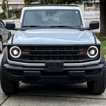 Oculus Projector Headlights, Amber / White Switchback For Ford Bronco 2021 - 2024 (Oracle)