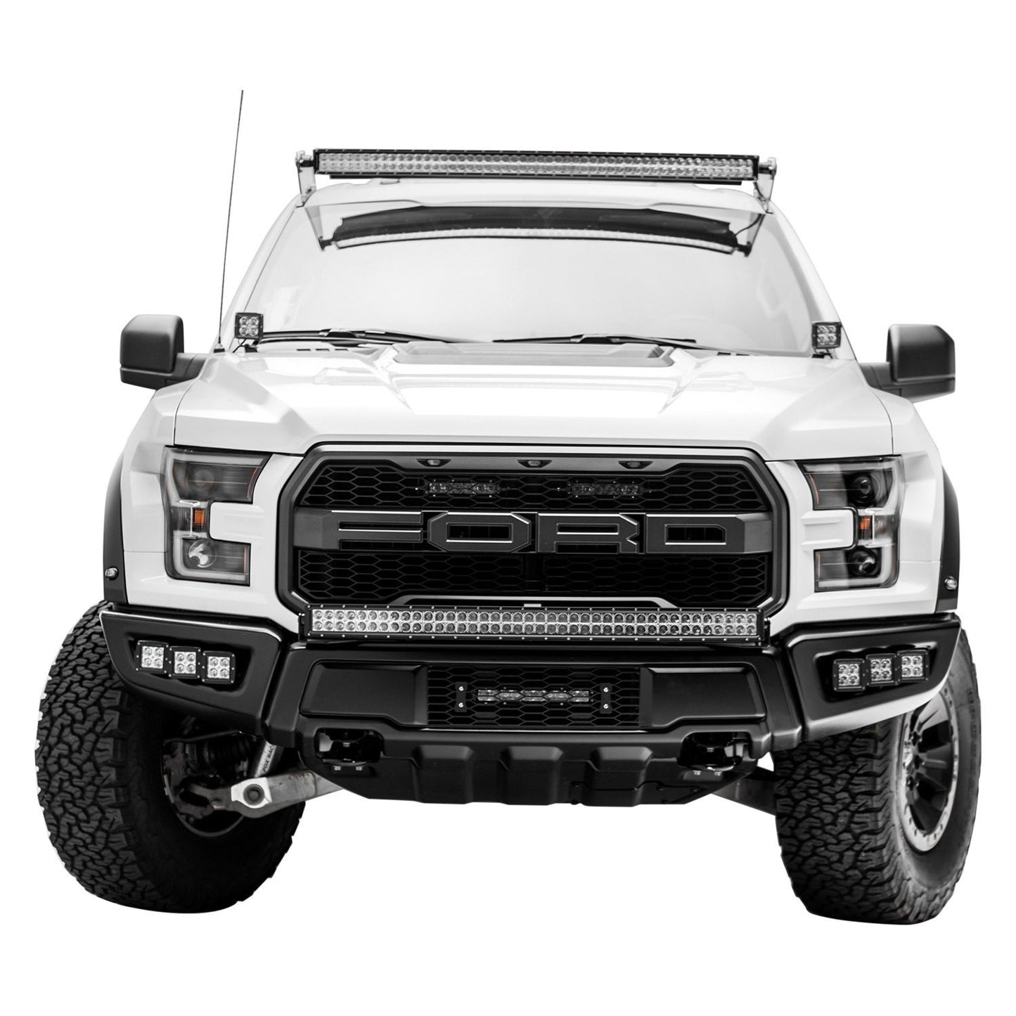 Front Bumper 40" Light Bar Brackets For Ford F150 Raptor 2017-2020 (AOR)