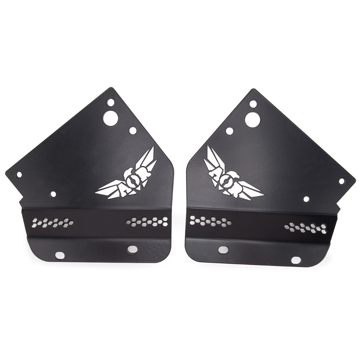 Front Bumper Double Pocket Lights Brackets, Pair For Ford F150 Raptor 2010-2014 (AOR)