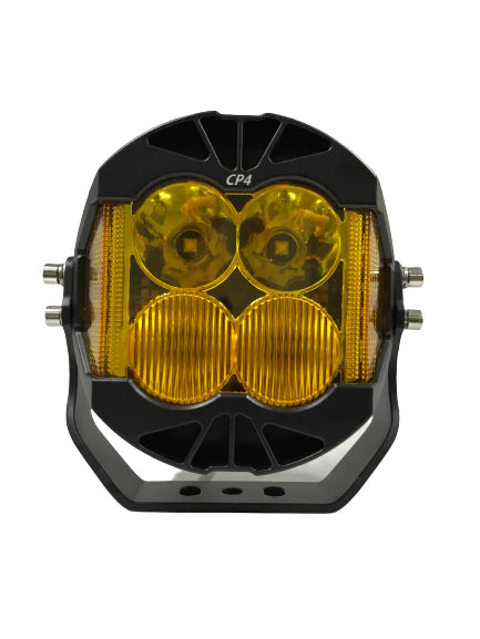 2 Pcs 5 Inch Yellow LED Light with DRL