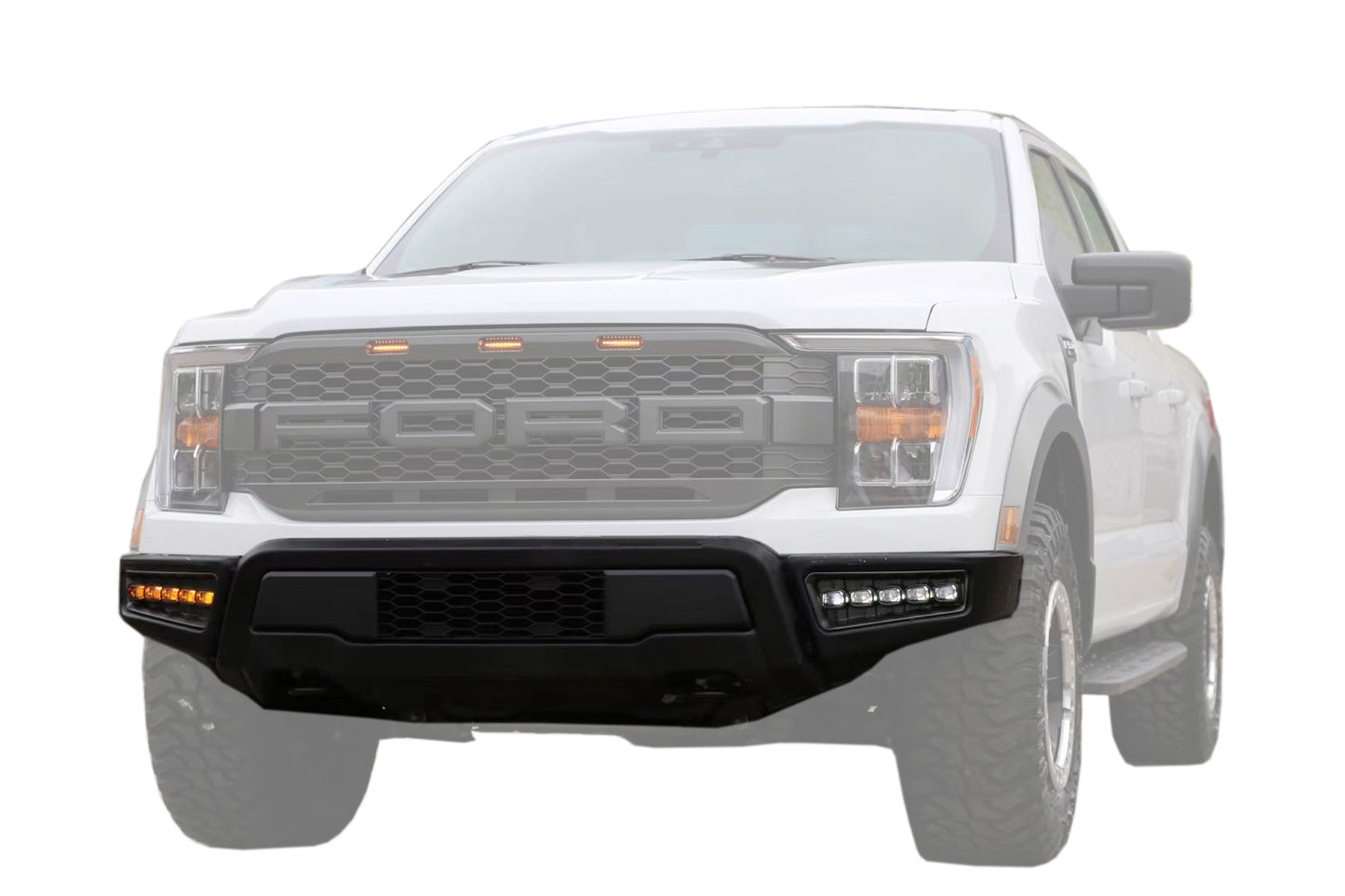 Front Bumper, Raptor Conversion For Ford F150 2021-2022 (AOR)